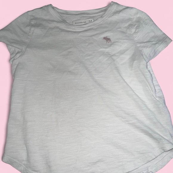 White Abercrombie Baby Tee - Picture 2 of 5